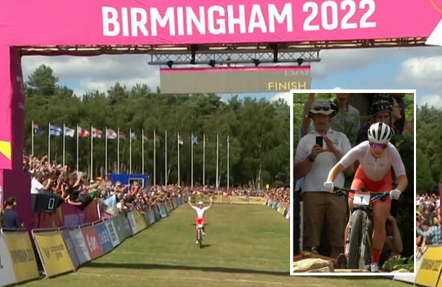 Malvern Mountain Biker Evie Richards Claims Commonwealth Games Gold For 