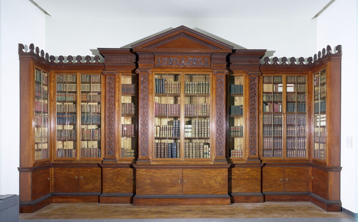 Historic 250-year-old bookcase by renowned architect goes on display at Croome Court